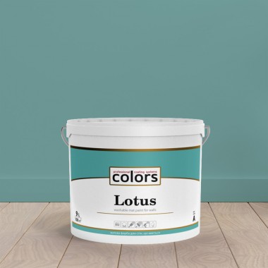 Сolors Lotus латексная краска, устойчивая к стиранию и смыванию 9л